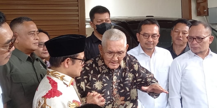 Sowan ke Mantan Wapres Try Sutrisno, Cak Imin Berdiskusi Sekaligus Minta Masukan Menghadapi Pemilu 2024